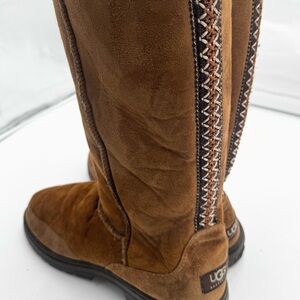 Ugg Australia 5245 Ultra Tall Classic Sheepskin Boots sz W9 made In New Zealand
